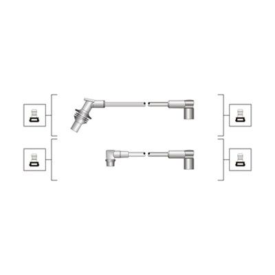 MAGNETI MARELLI Комплект проводов зажигания 941319170101